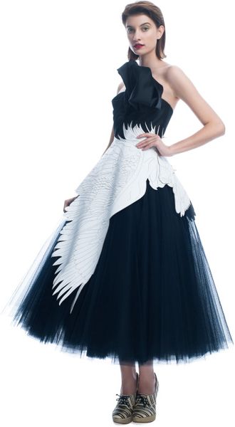 Giles  Pegasus Tulle Dress - Lyst