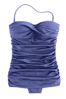 J.Crew Skirted Twist Bandeau Tank - Lyst