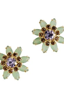 J.Crew Flower Lattice Earrings - Lyst