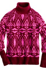 J.Crew Cashmere Fair Isle Turtleneck
