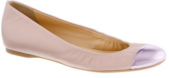 J.Crew Cece Cap Toe Ballet Flats - Lyst