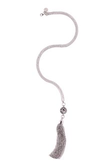 Karen Millen  Jewel Tassel Necklace - Lyst