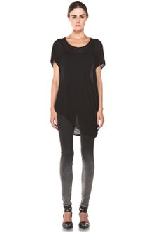 Rag & Bone Knit Maya Top in Black - Lyst