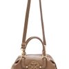 Tory Burch Amanda Slouchy Satchel in Brown (clay) - Lyst
