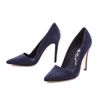 Alice + Olivia Dina Suede Pumps in Blue (midnight) - Lyst