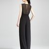 Bcbgmaxazria Kiara Sleeveless Jumpsuit in Black - Lyst