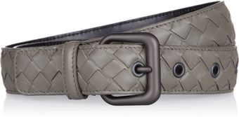 Bottega Veneta Intrecciato Leather Belt - Lyst