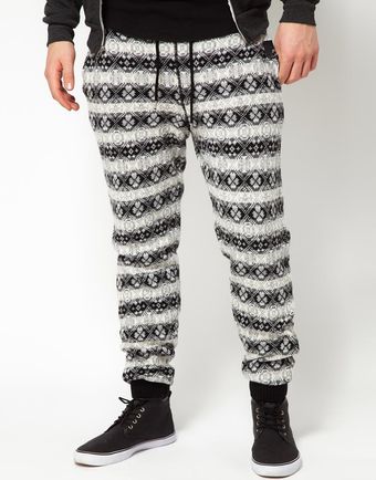Diesel Jogger with Fairisle Print - Lyst