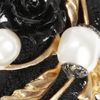 Dolce & Gabbana Swarovski Glass Pearl and Lace Hair Slide in Black (pearl) - Lyst
