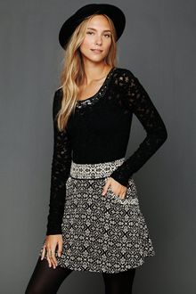 Free People Carpet Bag Circle Skirt - Lyst