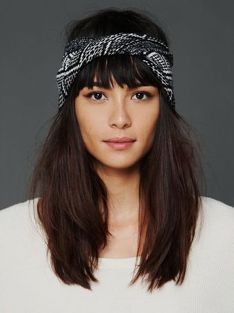 Free People Diamond Jacquard Twist Headwrap - Lyst