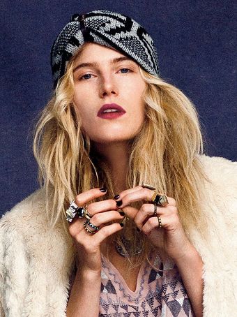 Free People Diamond Jacquard Buckle Headwrap - Lyst