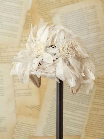Free People Vintage Shredded Crochet Headpiece - Lyst