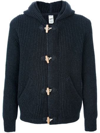 Grp Hooded Toggle Cardigan - Lyst