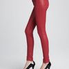 J Brand 801 Coated Red Skinny Jeans in Red - Lyst