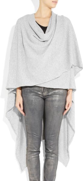 Madeleine Thompson Cashmere Wrap Scarf in Gray | Lyst