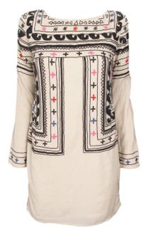 Mara Hoffman Beaded Fitted Wool Dress - Lyst