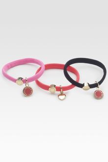 Marc By Marc Jacobs Classic Marc Cluster Ponytail Holders - Lyst