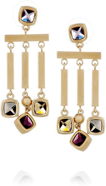 Marc By Marc Jacobs Ice Cubes Crystal Drop Earrings - Lyst