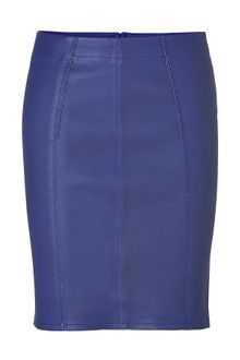 Marc By Marc Jacobs Violet Bloom Leather Mirah Pencil Skirt - Lyst