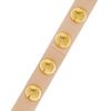 Miu Miu Studded Leather Skinny Belt in Pink (blush) - Lyst