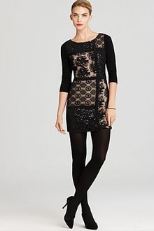 Plenty By Tracy Reese Quotation Dress Patchwork Lace Shift - Lyst