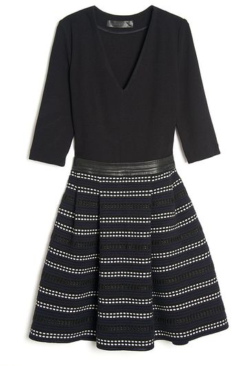 Proenza Schouler Striped Full-skirt Dress - Lyst