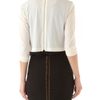 Rag & Bone Zip Sequin Crop Top in White (ivory) - Lyst