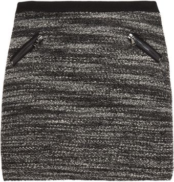 Rebecca Taylor Bouclé Mini Skirt - Lyst