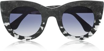 Thierry Lasry Cat Eye Marbleeffect Acetate Sunglasses - Lyst