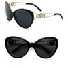 Versace Medusa Catseye Acetate Sunglasses in Black - Lyst