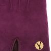 Yves Saint Laurent Chyc Cashmerelined Suede Gloves in Purple - Lyst