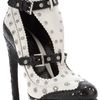 Alexander Mcqueen Stud Shoe in White - Lyst