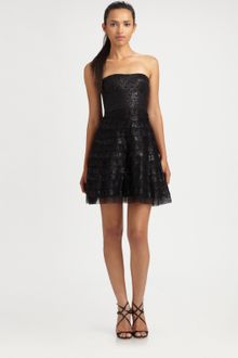 BCBGMAXAZRIA Seri Sequin Dress - Lyst