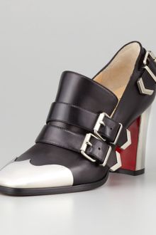 Christian Louboutin Anita Buckled Red Sole Pump - Lyst