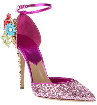 DSquared2 Studded Glitter Embellished Pump - Lyst