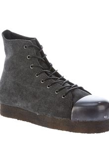 Forfex Toe Cap Bleach Hitop Trainer - Lyst