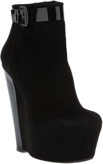 Gianmarco Lorenzi Wedge Ankle Boot - Lyst