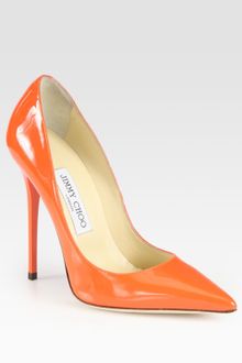 Jimmy Choo Anouk Patent Leather Pumps - Lyst