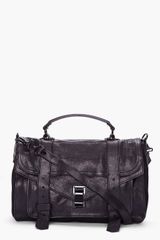 Proenza Schouler Medium Black Ps1 Satchel