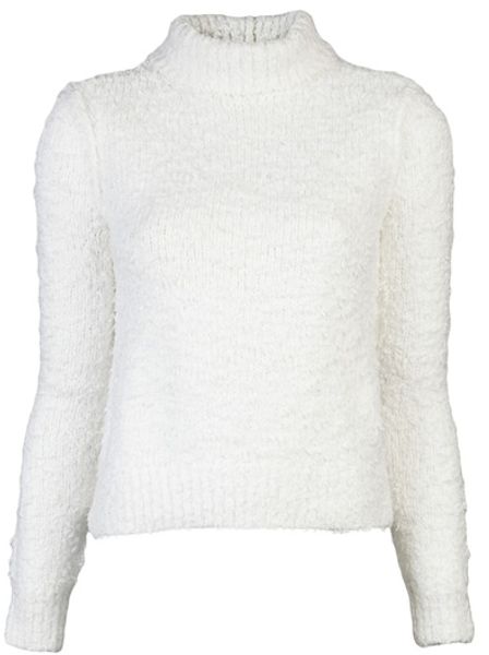 Rag & Bone Christina Turtleneck in White - Lyst