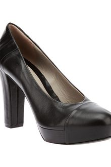 Roberto Del Carlo Block Heel Pump - Lyst