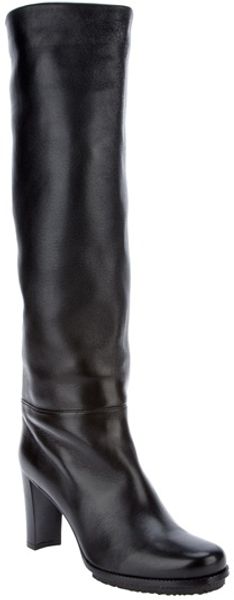 Stuart Weitzman Round Toe Boot - Lyst