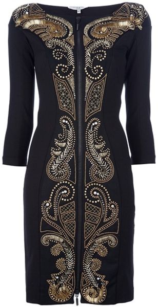 Amen Gold Sequin Dress - Lyst