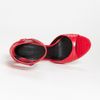 Alexander Wang Aminata Ankle Cuff Sandal in Red - Lyst