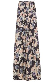 Gryphon Printed Silk Maxi Skirt - Lyst