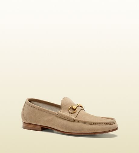 mens cream suede loafers