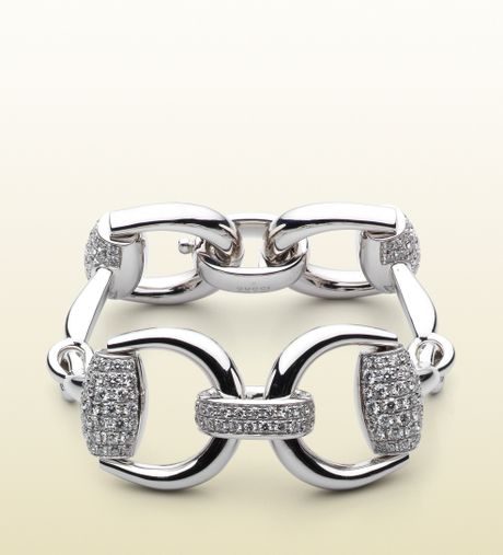 Gucci Horsebit Bracelet in Silver (white)