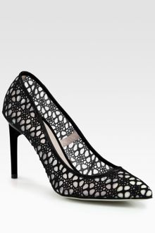 Jason Wu Sigrid Mesh Lace Patent Leather Pumps - Lyst