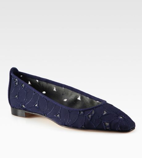manolo blahnik ballet flats